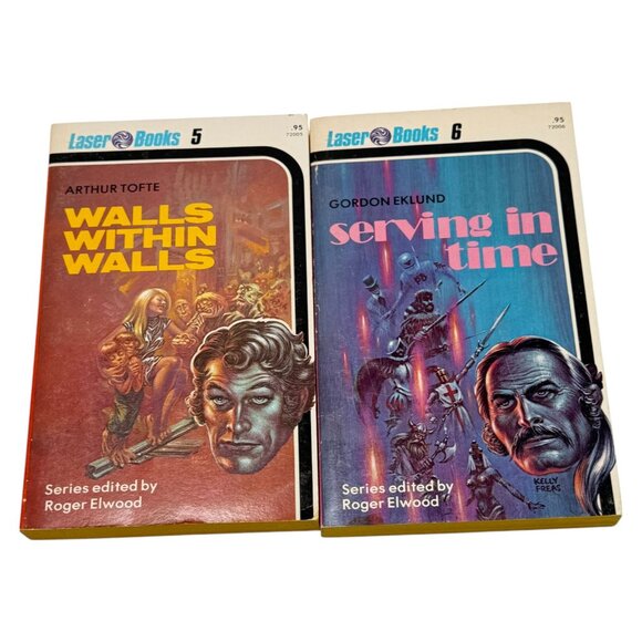 Laser Books Elwood Lot 4 Books Vol 1 2 5 6 PB Renegades Herds More Sci Fi 1975 - Picture 9 of 15